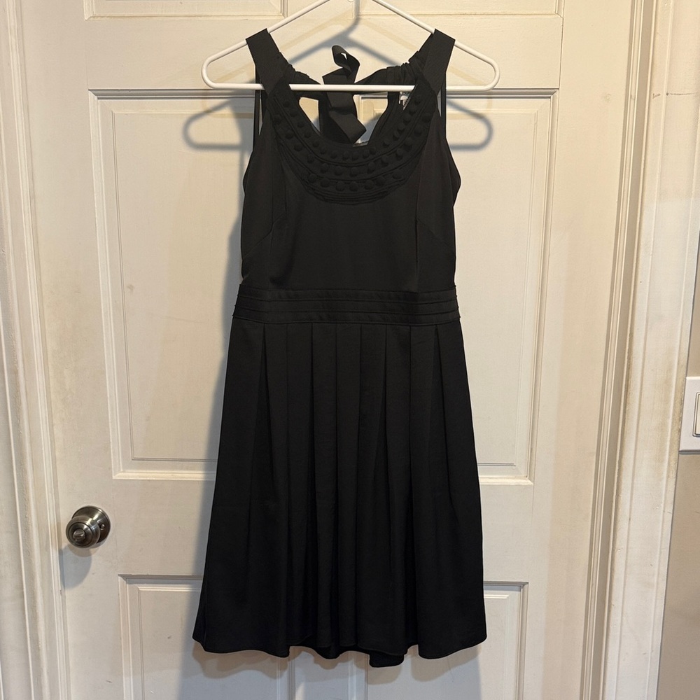 LOFT Black Backless Dress